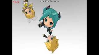 [Nendoroid Miku, Len \u0026 Rin] Smooooch! [MMD]