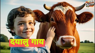 दयालु गाय।Hindi story| Hindi kahaniya | Hindi moral story | Cartoon | cartoon video |Bedtime story