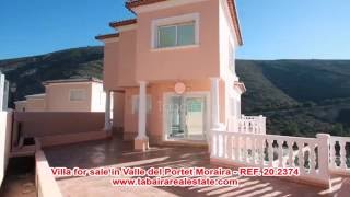 REF: 20.2374  - Villa for sale in Valle del Portet Moraira