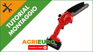 Potatore manuale a batteria GeoTech PRO GT-CP 130LC - Batteria 21V 2Ah: montaggio