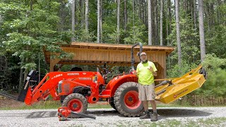 Mowing Fields and Trails with a Bush Hog