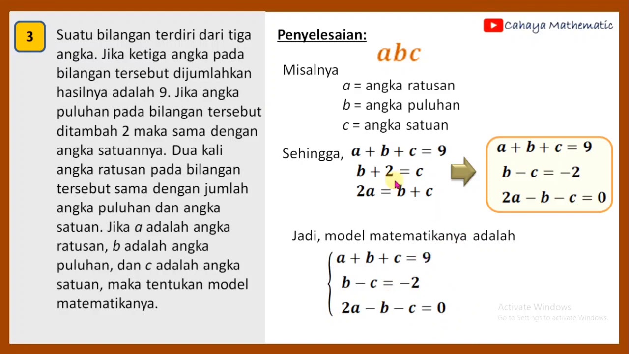 Mengenal SPLDV Sistem Persamaan Linear Dua Variabel Dan, 46% OFF