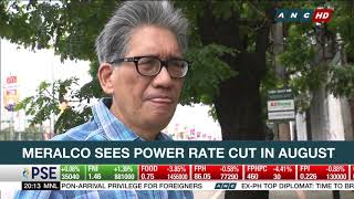 Meralco sees power rate cut in August