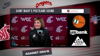 WSU WBB: Kamie Ethridge Saint Mary's Postgame | 2/22/25