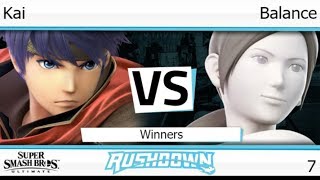 Rushdown 7 - Kai (Ike) vs Balance (Wii Fit) Winners - SSBU