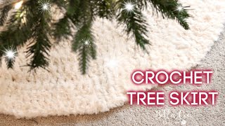 CROCHET: CHRISTMAS TREE SKIRT | Bella Coco Crochet