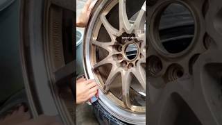 Restoring Volkrays CE28 Wheels #cardifyautoparts #wheelrepair