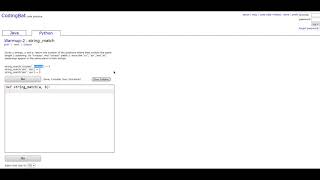 Warmup-2 (string_match) Python Tutorial || Codingbat.com
