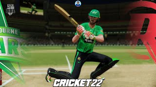 #9 "Unmukt Chand" First Indian To Play BBL - Melbourne Stars vs Melbourne Renegades - Cricket 22
