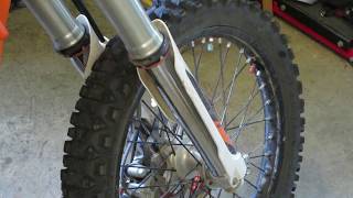 Revisited: Changing oil on WP 48mm open chamber forks on a KTM 2016 350 EXC-F