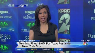 Terminix fined $10 million for using banned pesticide