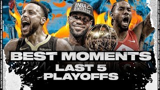 VERY BEST PLAYOFF MOMENTS to REMEMBER | Last 5 Seasons