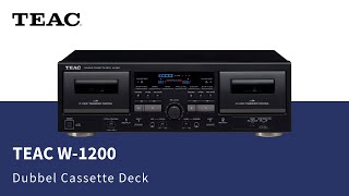 TEAC W-1200 Dubbel Cassette Deck