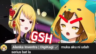 Alenka dah pakai muka serius buat ngegombalin Kaela [hololive id clip]