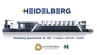 Printpark | Speedmaster XL106 7+LX UV Installation | May 2022