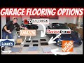 BEST VALUE! DIY GARAGE FLOORING - Swisstrax Racedeck Home Depot Amazon