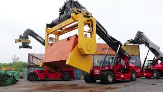 ZPMC's New Launch Direct Turning Sling Reachstacker