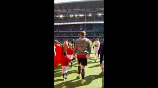 The Iconic Wembley Walk Out 🤩