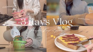 【Vlog】3 Peaceful Days at Home｜Costco Haul 🛒｜Web Design, Cooking, Self-Nail \u0026 My Dog 🐶