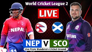 NEPAL VS SCOTLAND WORLD CRICKET LEAGUE 2 LIVE MATCH || NEP VS SCO ODI LIVE MATCH