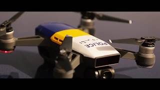 Qatar Police Drone hiden Camra Traffic Department tests drone