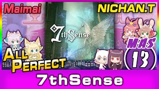 [直撮りMaimai] 7thSense (MASTER/13) ALL PERFECT *60fps*