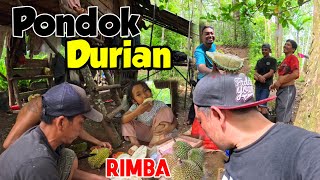 PONDOK DURIAN RIMBA disini DURIAN 10 RIBU DAPAT 4 lewat sungai dan BUKIT