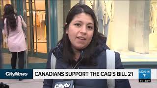 Canadians support the CAQ's Bill 21