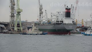 バルクキャリア｢LAYLA｣尾道造船進水式　Launching ceremony of Onomichi Shipbuilding