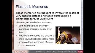 Introduction to Psychology Chapter 6 (Memory) Part 1