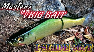 バス釣り　Master of BIG BAIT アイスライド262T 暖かくなってきたぞ？もう春バス釣れるんじゃないか？