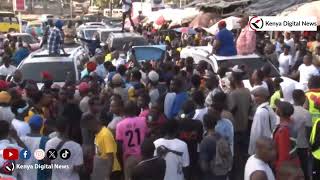 Kalonzo Musyoka holds a charged Rally in Kongowea, Mombasa County!!