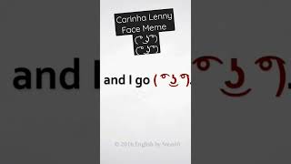 Carinha Lenny Face meme ( ͡° ͜ʖ ͡°)😳😳😻