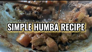 Simple Humba recipe for beginners | Pork humba with Pineapple 🍍 juices 🥤