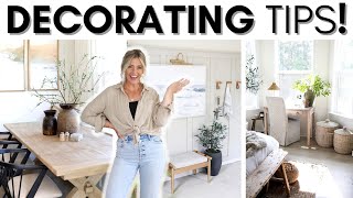 HOME DECORATING TIPS || STYLING IDEAS || MY GO-TO DECORATING TIPS FOR A HIGH-END