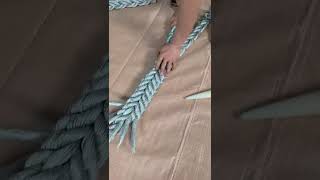 Weave a beautiful rope eye #hailunrope #ropeeye #pprope #rope