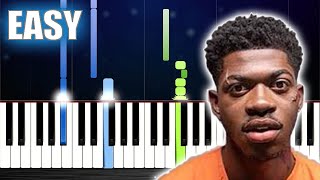 Lil Nas X, Jack Harlow - INDUSTRY BABY - EASY Piano Tutorial by PlutaX