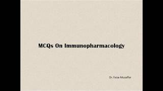 MCQs on Immunopharmacology