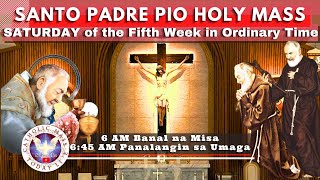 SATURDAY LIVE MASS TODAY  at Santo Padre Pio National Shrine - Batangas.  February 15,  2025. 6a.m.