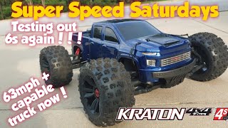 Super Speed Saturday - 6s Powered Arrma Kraton 4s 4x4 V2 Part 2!