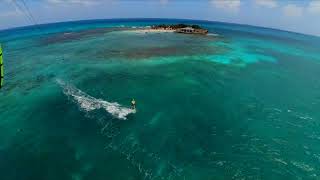 Antigua 2022 - Kiting from Jabberwock Beach to Prickly Pear Island