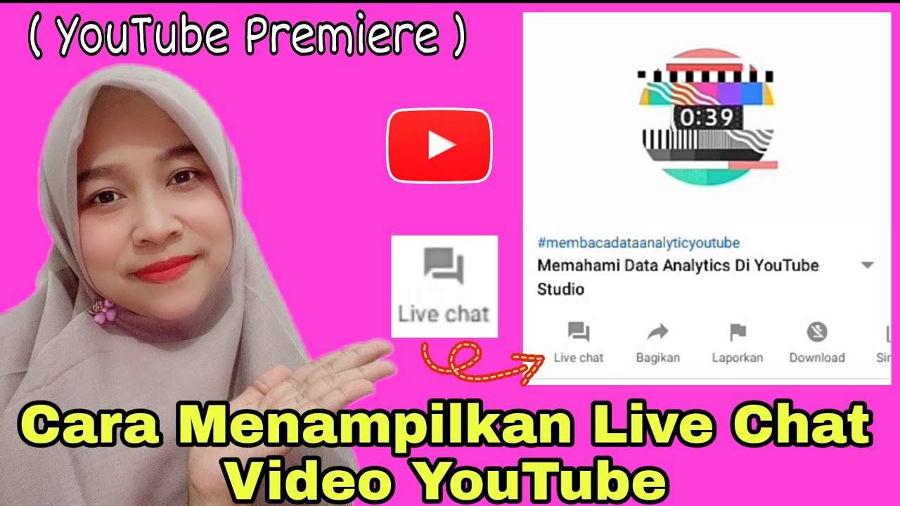 Cara Menampilkan Live Chat Pada Video YouTube (YouTube Premiere) - YouTube