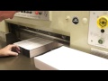 Making Custom Printed Receipt Books - The Cutter