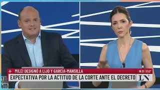 Decreto de Milei, Corte Suprema y posible choque de poderes: designación de Lijo y García-Mansilla