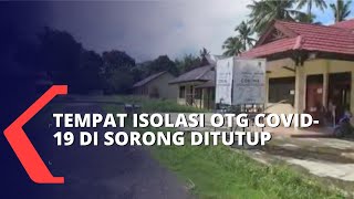 Kasus Positif Covid-19 Menurun, Tempat Isolasi OTG di Kota Sorong Ditutup