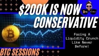 BTC LIQUIDITY CRUNCH! $200K targets now conservative?