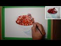 painting cherries 체리 수채화