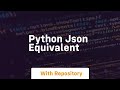 python json equivalent