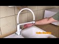 instalación grifo de cocina para osmosis y agua normal ⚠️⚠️modelo superelegante caÑo flexible blanco