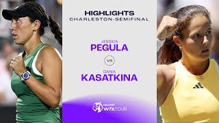 Jessica Pegula vs. Daria Kasatkina | 2024 Charleston Semifinal | WTA Match Highlights